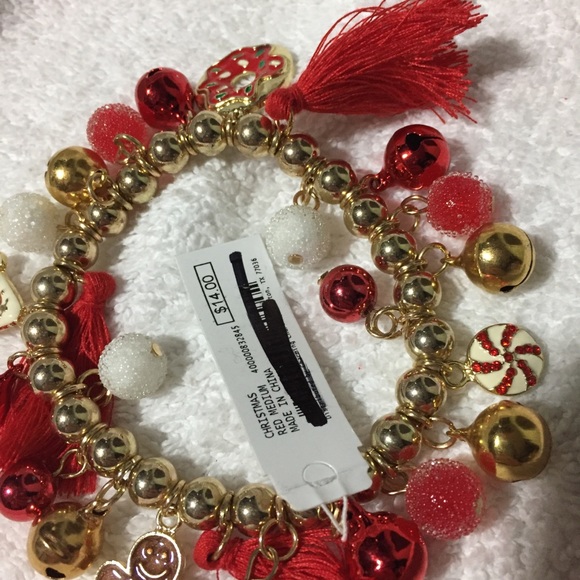 Charming Charlie Stretch Holiday Charm Bracelet - Picture 6 of 7